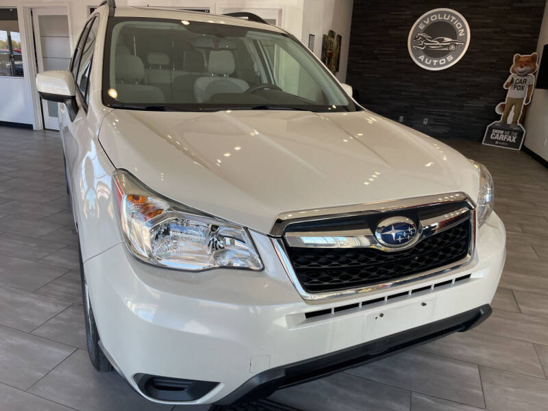 2015 Subaru Forester for sale at Evolution Autos in Whiteland IN