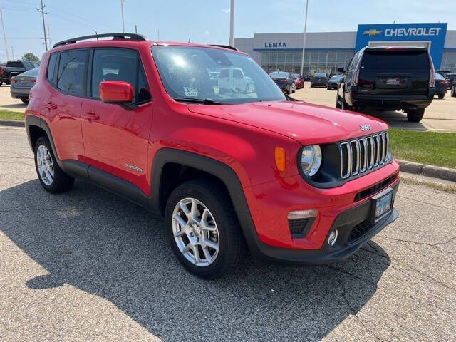 Used 2021 Jeep Renegade Latitude with VIN ZACNJDBB9MPM77595 for sale in Bloomington, IL