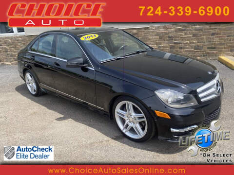 2013 Mercedes-Benz C-Class for sale at CHOICE AUTO SALES in Murrysville PA