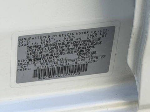 2020 Nissan Versa SR