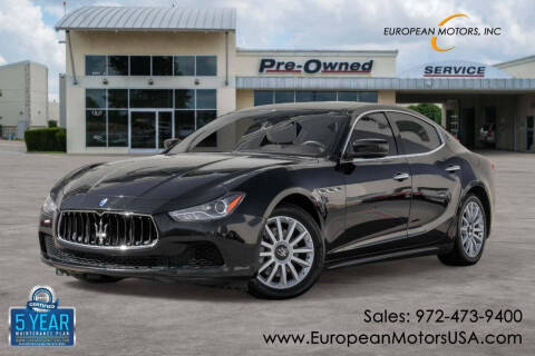 2014 Maserati Ghibli for sale at European Motors Inc in Plano TX