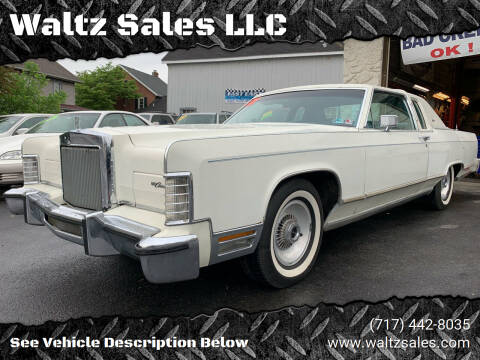 1978 Lincoln Continental for sale at Waltz Sales LLC in Gap PA