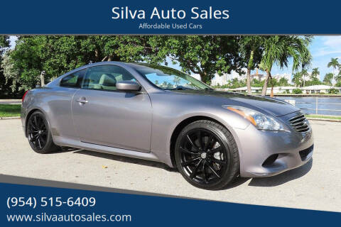 2008 Infiniti G37 for sale at Silva Auto Sales in Pompano Beach FL