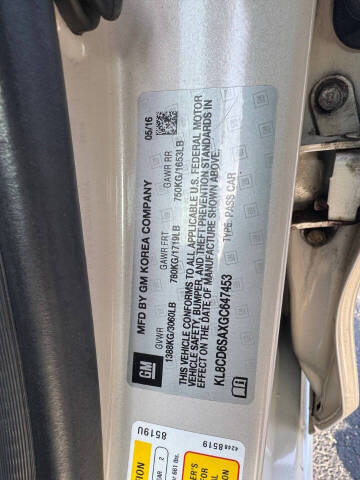 2016 Chevrolet Spark 1LT CVT