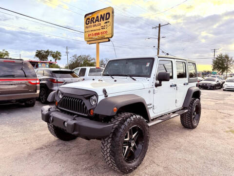 2013 Jeep Wrangler Unlimited for sale at Grand Auto Sales in Tampa FL