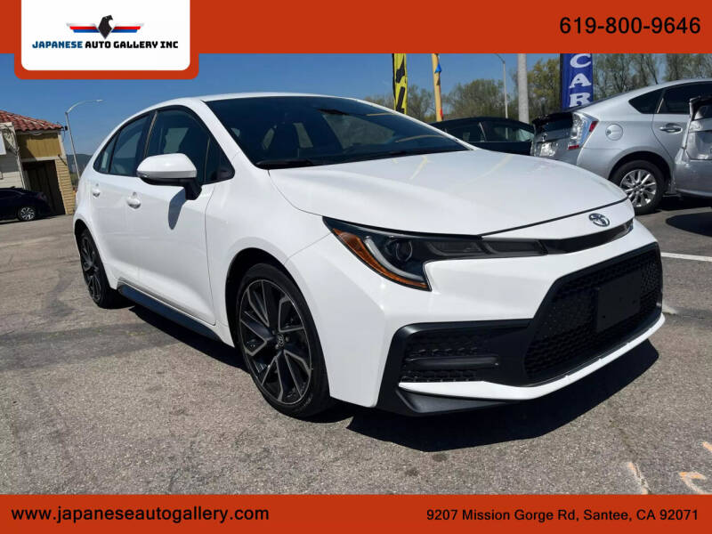 2020 Toyota Corolla for sale at Japanese Auto Gallery Inc in Santee CA