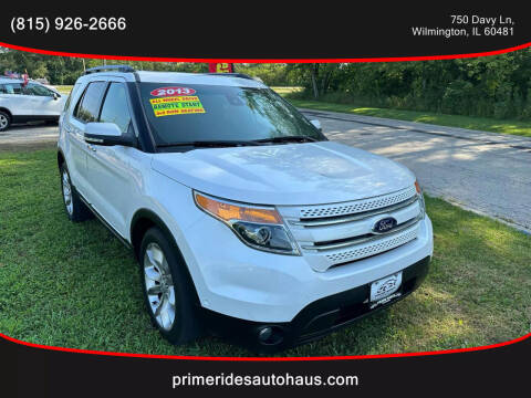 2013 Ford Explorer for sale at Prime Rides Autohaus in Wilmington IL