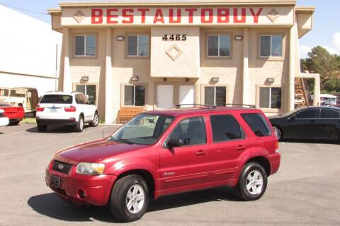 2006 Ford Escape Hybrid for sale at Best Auto Buy in Las Vegas NV