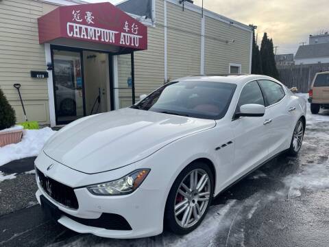 2015 Maserati Ghibli for sale at Champion Auto LLC in Quincy MA