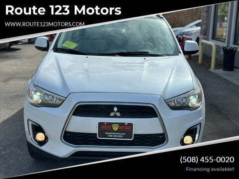 2015 Mitsubishi Outlander Sport for sale at Route 123 Motors in Norton MA