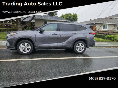 2022 Toyota Highlander for sale at Trading Auto Sales LLC in San Jose CA