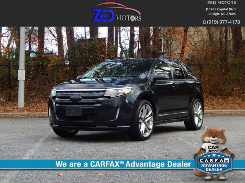 2013 Ford Edge for sale at Zed Motors in Raleigh NC