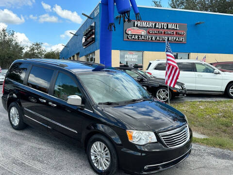 2012 Chrysler Town and Country for sale at Primary Auto Mall in Fort Myers FL