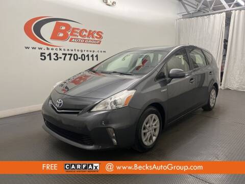 2012 Toyota Prius v for sale at Becks Auto Group in Mason OH