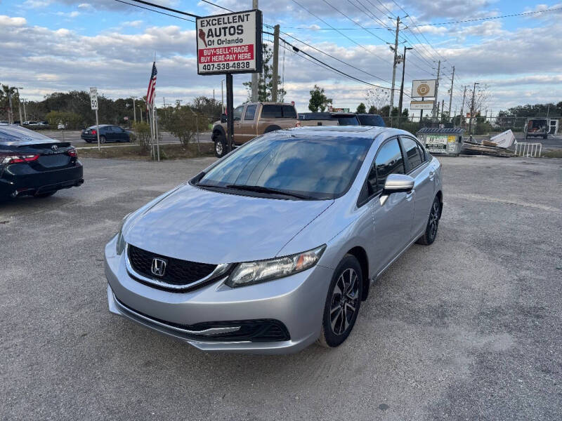 2015 Honda Civic for sale at Excellent Autos of Orlando in Orlando FL