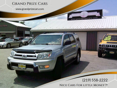 2004 Toyota 4Runner for sale at Grand Prize Cars in Cedar Lake IN