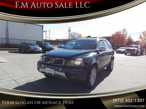 2011 Volvo XC90 for sale at F.M Auto Sale LLC in Dallas TX