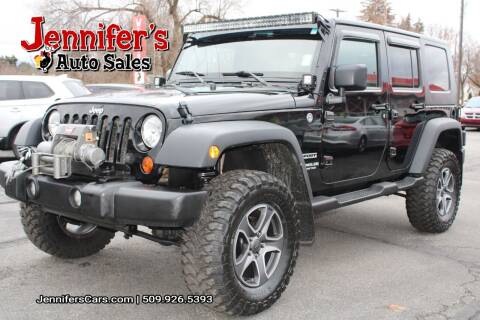 2010 Jeep Wrangler Unlimited for sale at Jennifer's Auto Sales in Spokane Valley WA