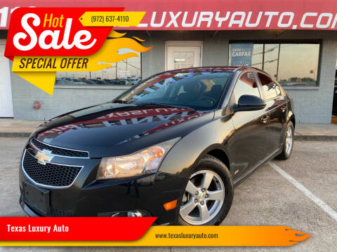 2014 Chevrolet Cruze for sale at Texas Luxury Auto in Cedar Hill TX