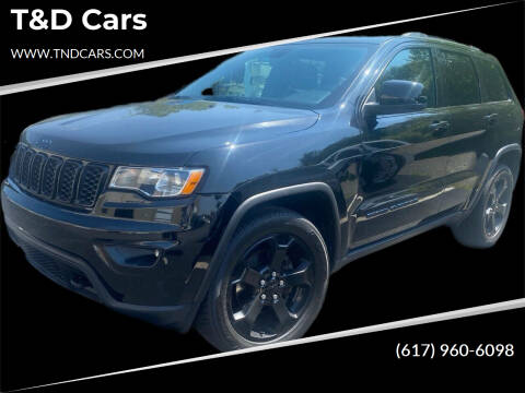 2019 Jeep Grand Cherokee for sale at T&D Cars in Holbrook MA