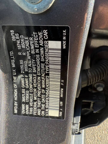 2018 Honda Civic EX