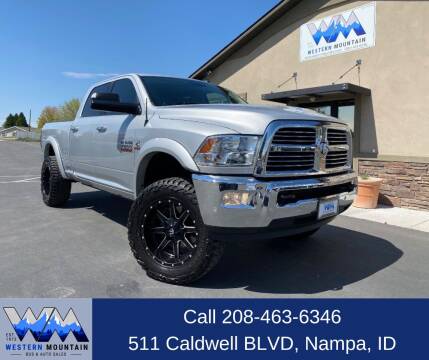 2018 RAM 3500 for sale at Western Mountain Bus & Auto Sales in Nampa ID