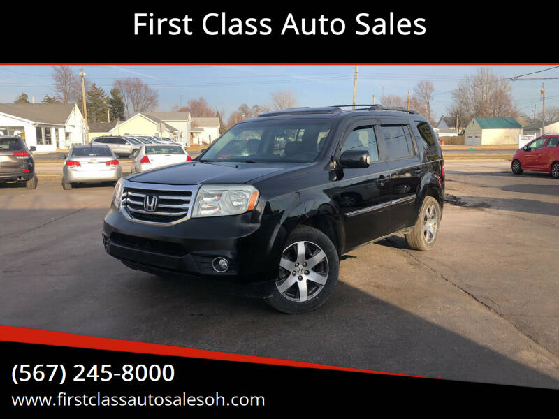 2012 Honda Pilot for sale at First Class Auto Sales in Fostoria OH