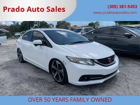 2015 Honda Civic for sale at Prado Auto Sales in Miami FL