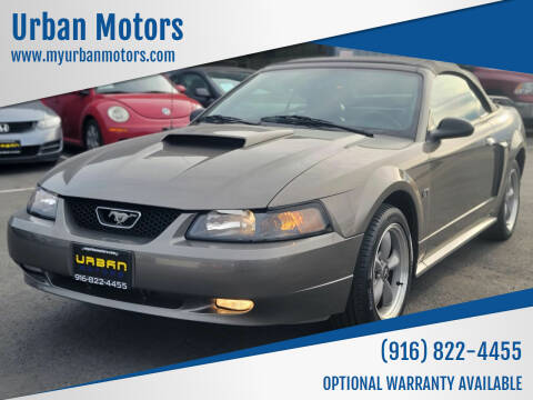 2001 Ford Mustang for sale at Urban Motors in Sacramento CA