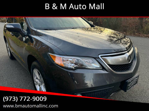 2015 Acura RDX for sale at B & M Auto Mall in Clifton NJ