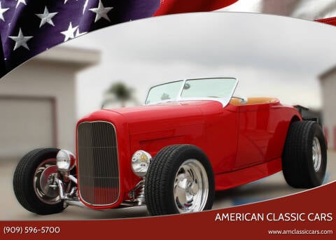 1929 Ford Roadster for sale at American Classic Cars in La Verne CA