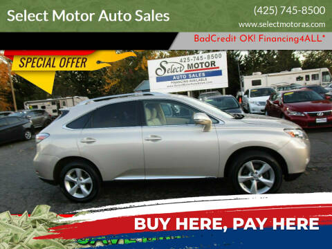 2011 Lexus RX 350 for sale at Select Motor Auto Sales in Lynnwood WA