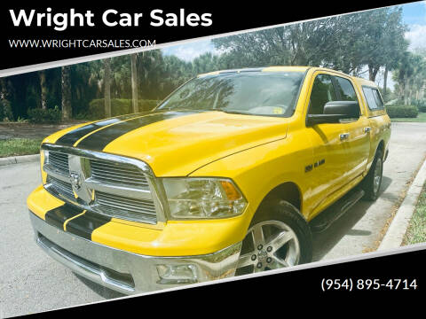 2009 Dodge Ram Pickup 1500 for sale at Wright Car Sales in Lake Worth FL