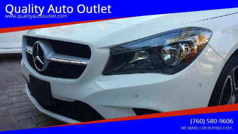 2014 Mercedes-Benz CLA for sale at Quality Auto Outlet in Vista CA