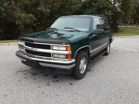 1996 Chevrolet Tahoe for sale at Right Turn Motors in Mechanicsville MD