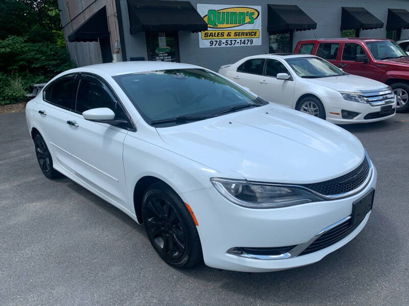 2015 Chrysler 200 for sale at QUINN'S AUTOMOTIVE in Leominster MA