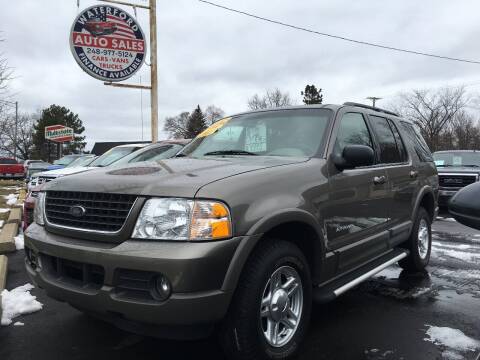 2002 Ford Explorer for sale at Waterford Auto Sales in Waterford MI