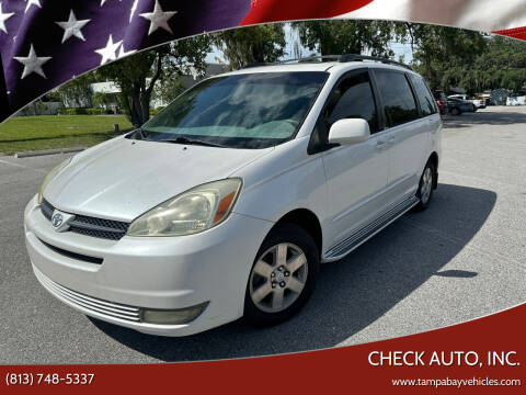 2004 Toyota Sienna for sale at CHECK AUTO, INC. in Tampa FL
