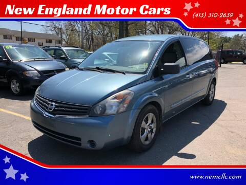 2009 Nissan Quest for sale at New England Motor Cars in Springfield MA
