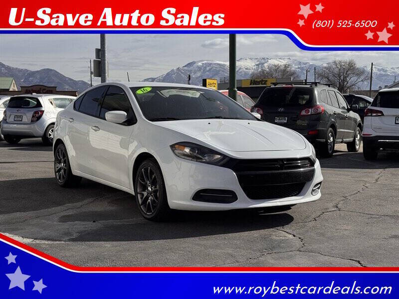 White 2016 Dodge Dart SE SE 4dr Sedan 1