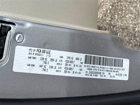 2015 Dodge Grand Caravan SXT