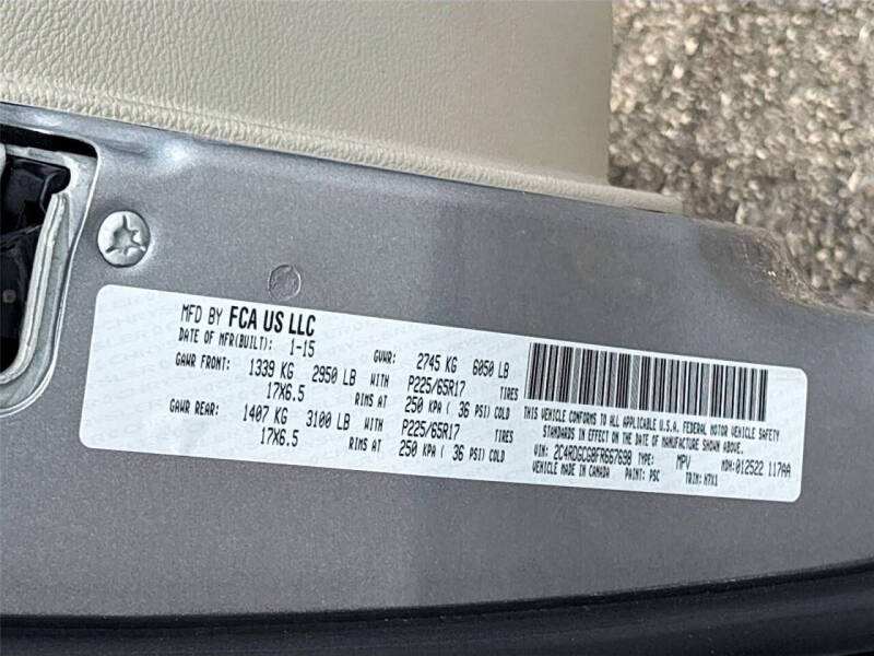 2015 Dodge Grand Caravan SXT