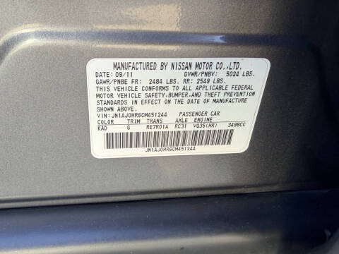 2012 Infiniti EX35