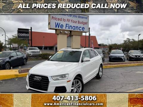 2016 Audi Q3 for sale at American Financial Cars in Orlando FL
