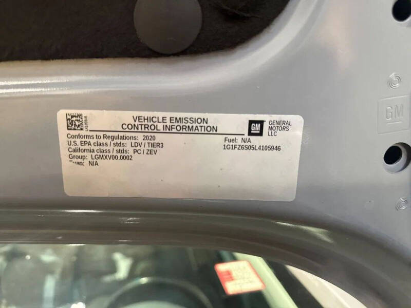 2020 Chevrolet Bolt EV Premier