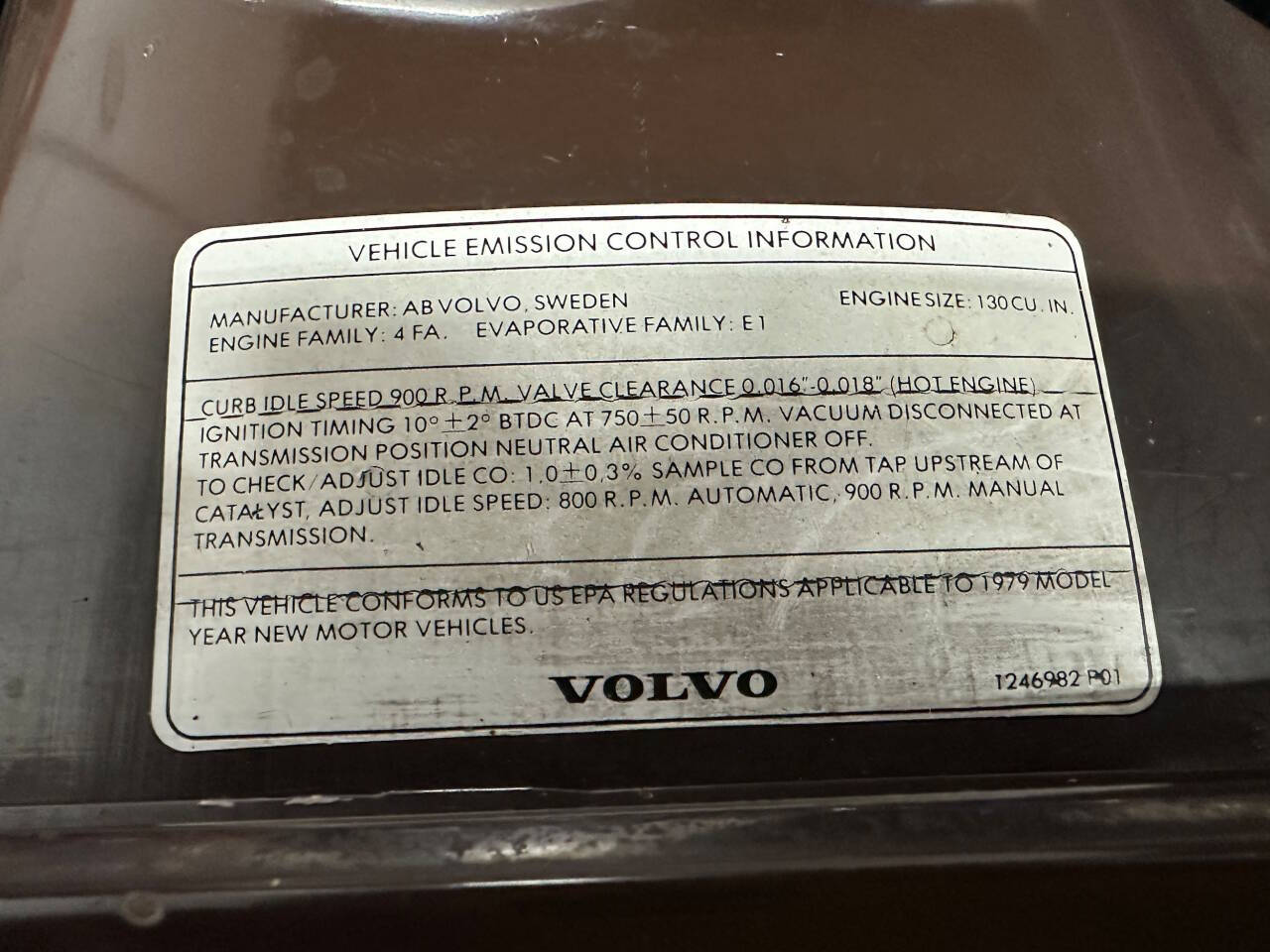 1979 Volvo 244DL 50