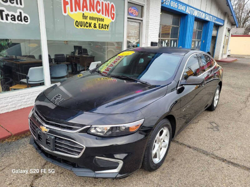 2016 Chevrolet Malibu for sale at AutoMotion Sales in Franklin OH