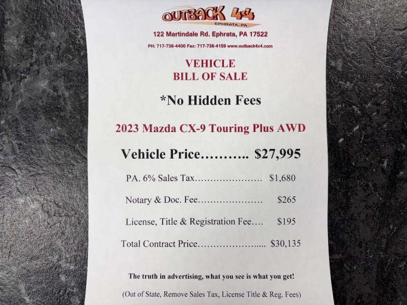 2023 Mazda CX-9 Touring Plus