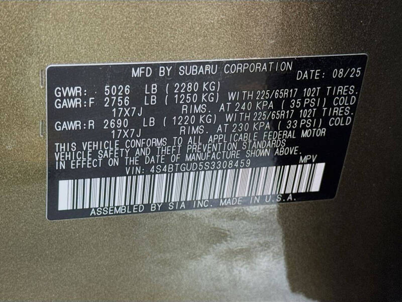 2025 Subaru Outback Wilderness