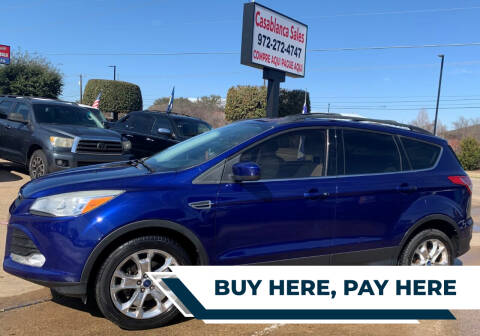2013 Ford Escape for sale at Casablanca Sales in Garland TX